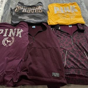 Lot of 5 PINK tops